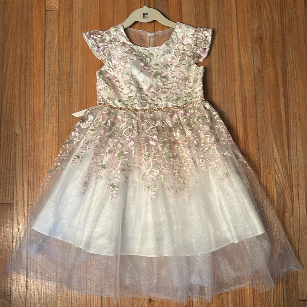 Rare Edition Floral Embroidered Dress
